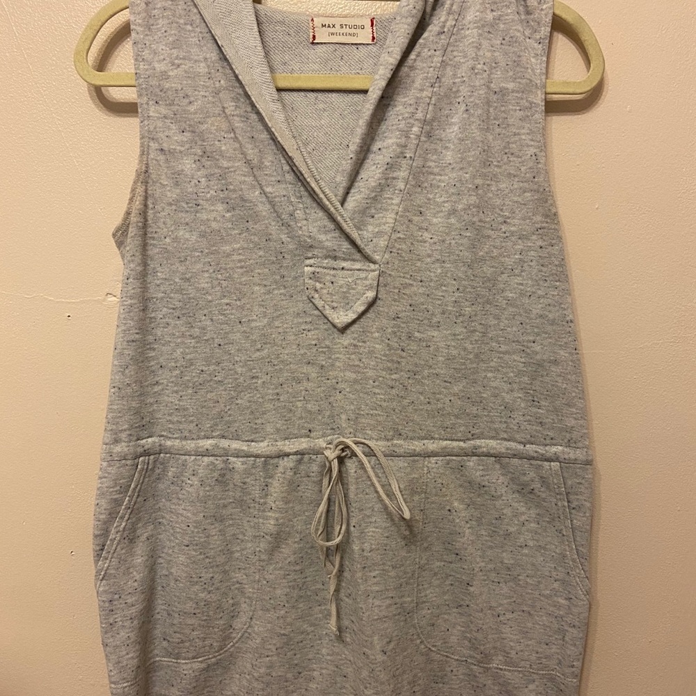 MAX STUDIO Hooded Dress